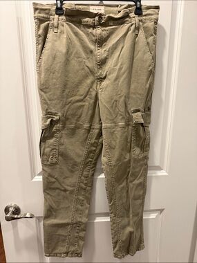 Frame Denim Olive-Tan Cargo Pants